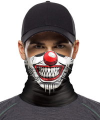 Бандана-труба с черепом Skully Tube s32 (clown angry)