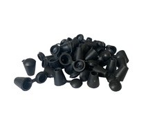 Концевик (наконечник) для шнурка, цвет: Черный, упак. 500 шт.