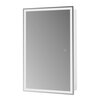 BelBagno SPC-GRT-500/800-1A-LED-TCH Зеркальный шкаф с одной распашной дверью, с двумя стеклянными полками, со встроенной подсветкой и сенсорным выключателем SPC-GRT-500/800-1A-LED-TCH