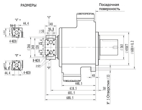 Гидромотор IPM11-12000