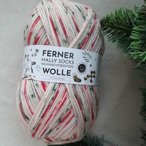 Ferner Wolle Mally Socks Weihnachts 20 купить