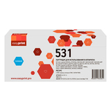 531A, 411A, 381A Картридж EasyPrint LH-531A U для HP CLJ CP2025, M451, M476, LBP7200Cdn 718C (2900 стр.) голубой, с чипом