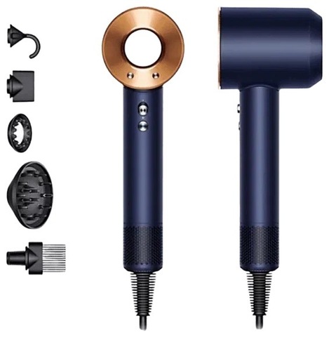 Фен Dyson Supersonic HD07, Prussian Blue/Bright Copper