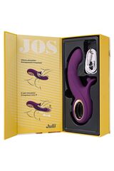 Фиолетовый вибратор Julli с функций Up&Down - 20,5 см. - 