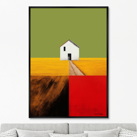 ArtNoMore - Репродукция картины на холсте Landscape Collection, Fields, No 1, 2024г.