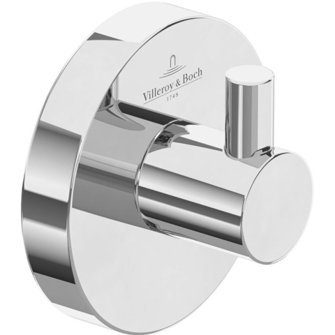 Villeroy&Boch TVA15101100061 Крючок, Villeroy&Boch, Elements-Tender, одинарный, ширина, мм-54, глубина, мм-32, высота, мм-54, тип установки-настенный, материал-цинк, крепления в комплекте, цвет-хром
