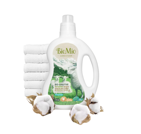 BIO MIO эко-средство жидкое для стирки деликатных тканей, без запаха 1,5л