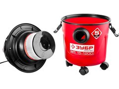 ЗУБР М1, 15 л, 1200 Вт, хозяйственный пылесос (ПУ-15-1200 М1)