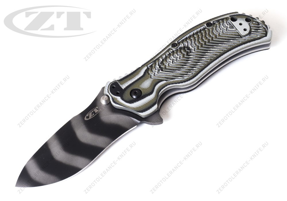 Нож Zero Tolerance 0350TSPG Predator Green - фотография 