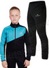 Детский утеплённый лыжный костюм Nordski Jr. Premium-Base blue-black