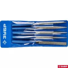 ЗУБР 140 х 75 мм, 5 предметов, P 140, набор алмазных надфилей в пакете PVC (33386-140-H5)