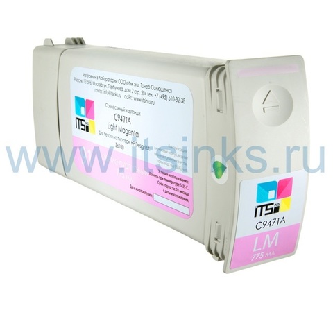 Картридж для HP 91 (C9471A) Light Magenta 775 мл