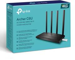 TP-Link  Archer C6U - AC1200 MU-MIMO гигабитный Wi-Fi роутер