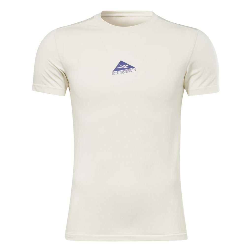 Мужская теннисная футболка Reebok Les Mills Myoknit Tee - classic white