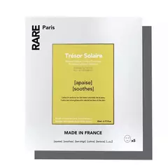 Набор из 5 успокаивающих  масок RARE Paris Tresor Solaire Soothes