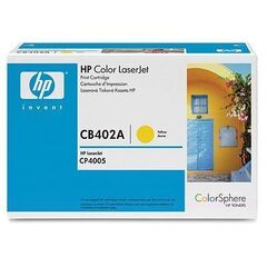 Картридж HP CB402A желтый тонер-картридж для HP Color LaserJet CP4005, CP4005n, CP4005dn (желтый, 7500 стр.)