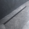 Am.Pm W01SC-S11-080-05BM MasterFlow Трап для душа линейный универс затвор Slim line 80см цвет черн мат