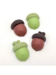 Пластиковая форма для конфет Желудь 4 ячейки