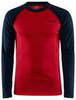 Теплый Комплект термобелья Craft Core Warm Baselayer Set Navy-Red мужской