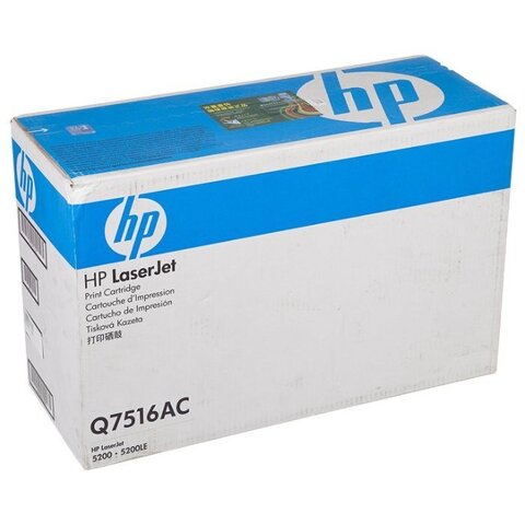 Оригинальный лазерный картридж HP Q7516AC 16A черный
