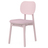 Стул saga, рогожка, розовый