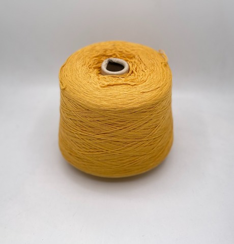 Бобинная пряжа (пр.Италия), 15/3 500 м/100гр,80% шерсть 20%полиамид, цвет-Каламондин. арт.31101
