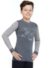 Терморубашка из шерсти мериноса Norveg Soft Teens Grey Melange детская