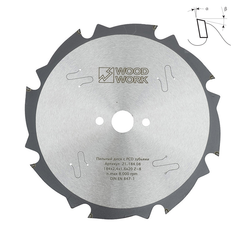 Пильный диск с PCD зубьями 184x2,4x1,6x20 Z=8 Woodwork 21.184.08