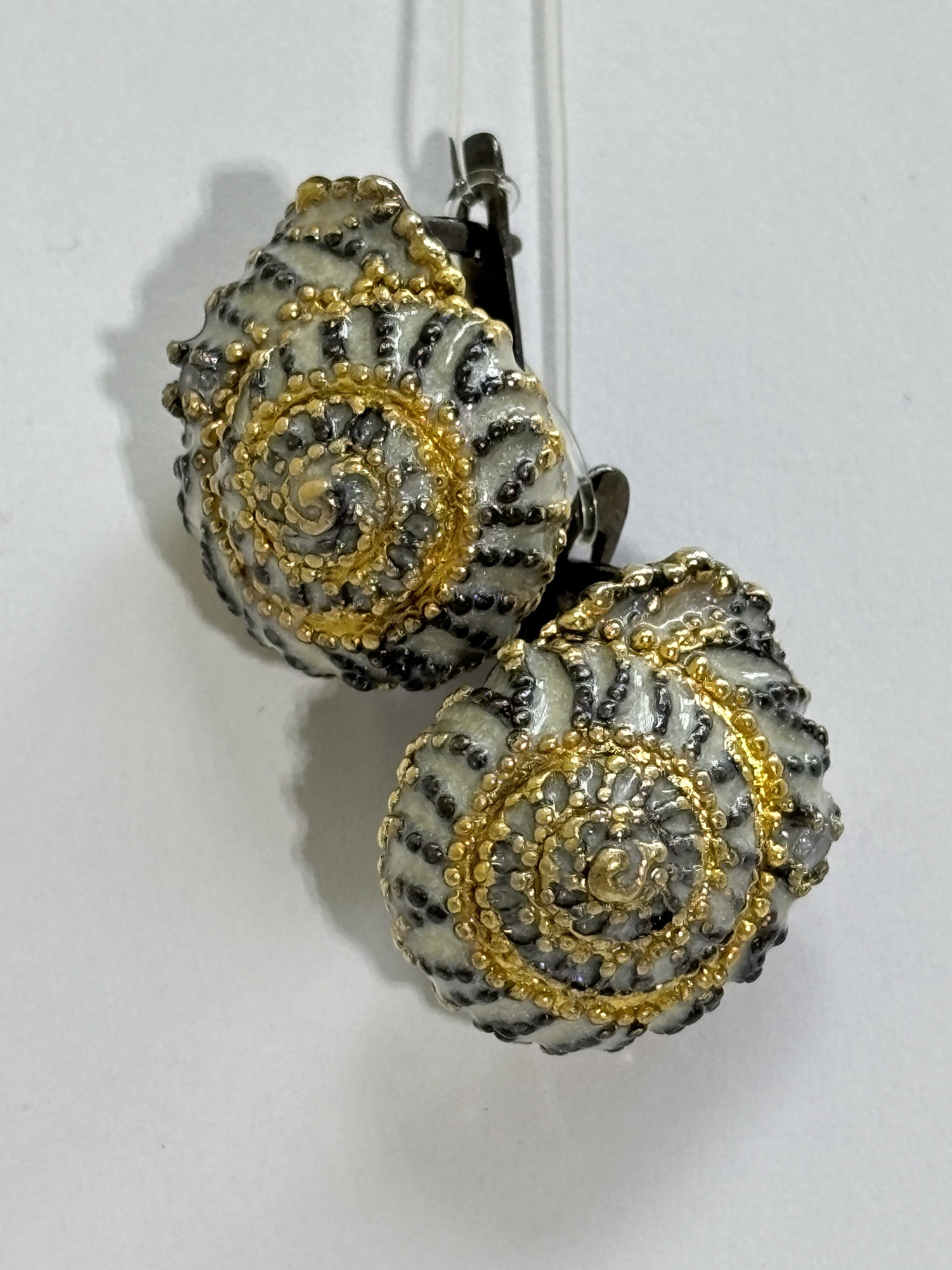 Кассис (серьги из серебра)
