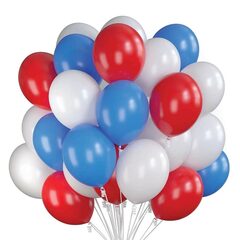 Фонтан воздушных шаров на день России - 25 шт