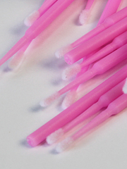 TF CTT56 Аппликаторы для окрашивания и ламинирования бровей и ресниц PINK(20 шт.)