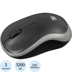 Мышь компьютерная Bigtech BM-M185BG опт (1200dpi) беспр USB