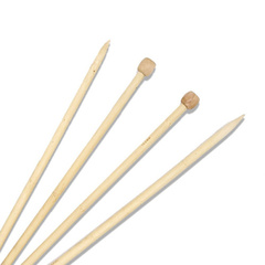 Прямые бамбуковые спицы  №10 мм