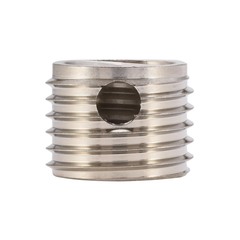 Вставка резьбовая М 8,0х1,25 (Самонарезная, нерж. сталь, отв.) 6h L=9мм H-Tools 9791080HT