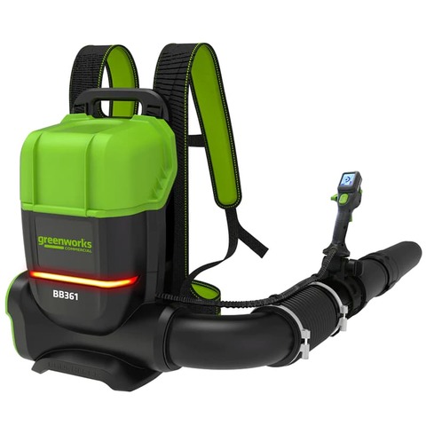 Воздуходувка Greenworks GD82BP2 82V (362 км/ч) ранцевая аккумуляторная, без АКБ и ЗУ