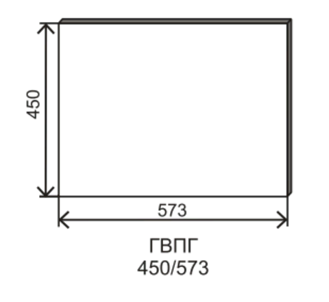 Кухня Манго фасад торцевой ГВПГ