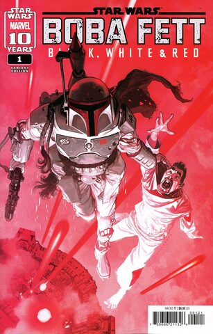 Star Wars Boba Fett Black White & Red #1 (Cover B)
