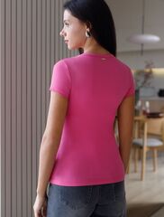 Футболка из трикотажа в широкий рубчик  D49.064 (119084)