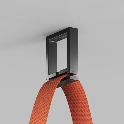 Усиленное накладное крепление для гибкого трека-ремня Denkirs Belty Base TR5508-BK