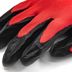 Перчатки нейлоновые 13 класс вязки, с покрытием из вспененного каучука (Россия) 24-2-131