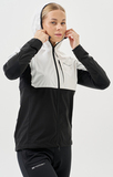 Тренировочная куртка с капюшоном Nordski PRO TOUR HOOD White/Black W женская