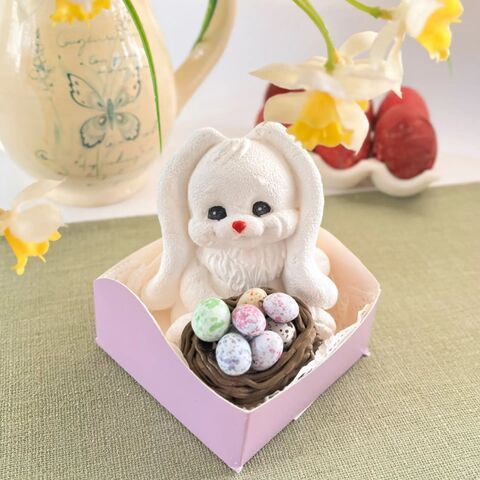 Зайки из зефира