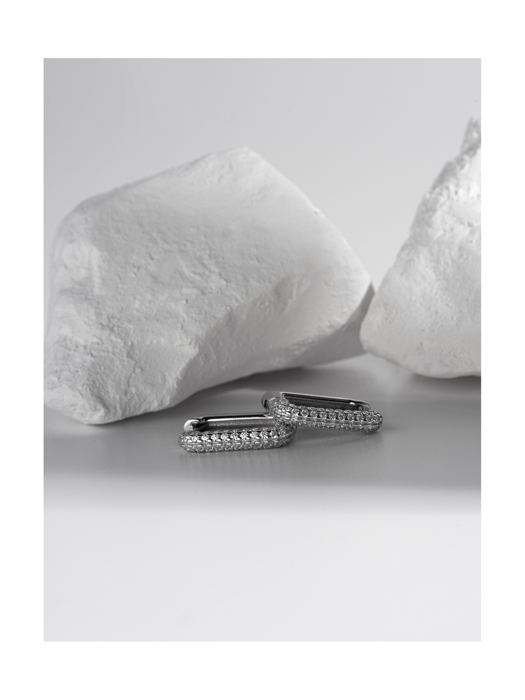 Серьги Хаггисы с фианитами