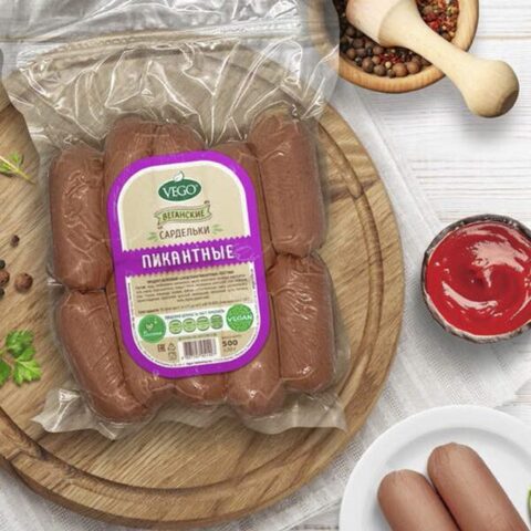 Сардельки пикантные, VEGO, 500 г