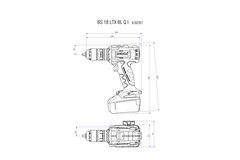 BS 18 LTX BL Q I Аккумуляторная дрель-шуруповерт (602351650)