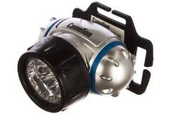 Camelion  LED 5317-9Мх фонарь налобный металлик 9 ультра яркий LED 4 режима 3ХR03 в компл пласт блист 7790