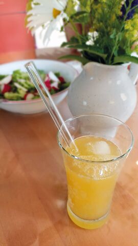 Стеклянная трубочка DRINK SMART