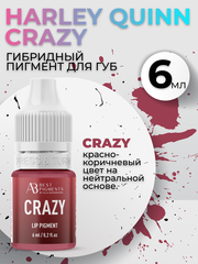 Пигмент для губ Harley Quinn Crazy (Red-brown neutral) 6 ml