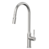 Lemark LM5086S Смеситель для кухни с вытяжным изливом, 2-х режимный аэратор, высота излива 29 см, длина 26 см, нерж. сталь