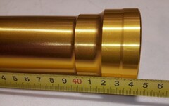 Внешний стакан пера вилки для Honda CBR 600 RR 2005-2006. Золотой